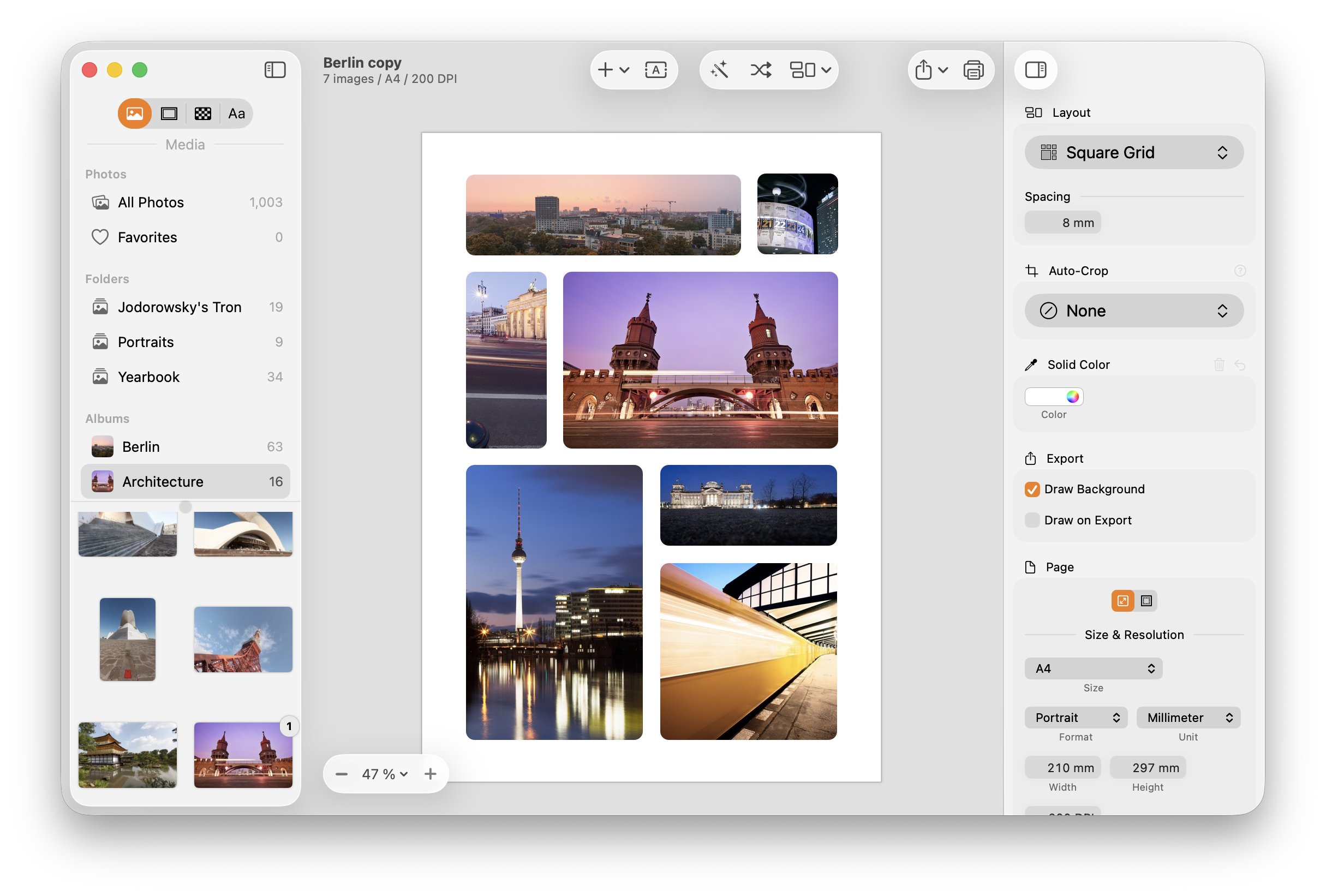 Posterino with Liquid Glass design on macOS 26